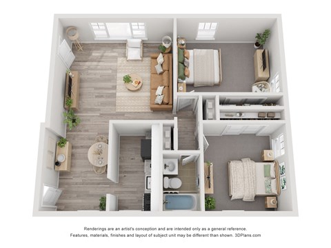 Floor Plan Sycamore at Hampton Gardens, Saint Louis